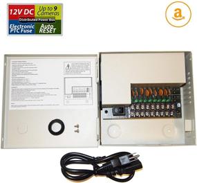 img 3 attached to 💡 Optimized EVERTECH 9-Channel DC12V 5 Amp PTC Fuse CCTV Power Supply with Metal Box & AC Plug - Suitable for up to 9 AHD, TVI, CVI, and Analog Security Cameras/CCTV Cameras