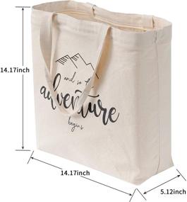 img 1 attached to Custom Bride Tote Bag – Ideal Bridal Shower, Honeymoon & Wedding Gift for Engagement, Graduation & More