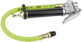 img 4 attached to 💨 Flexzilla AL2000FZ Premium Straight-On Tapered Chuck Inflator: 12" Hose | 20-170 PSI