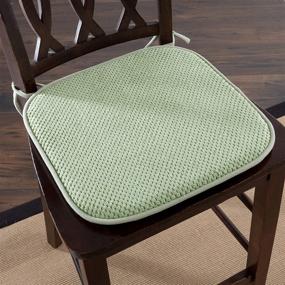 img 2 attached to 🪑 Green Lavish Home Chair Pad