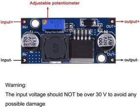 img 2 attached to 💡 HiLetgo 5шт. Модуль повышения XL6009 - Высокоэффективный модуль преобразования постоянного тока, регулируемая плата для преобразования напряжения, выход DC5-35V, легко преобразует постоянное напряжение DC3.0-30V в DC5-35V.