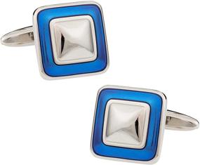 img 4 attached to Cuff Daddy Reflective Cufflinks Silver Tone Presentation