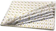 🌟 premium gold star wrapping paper – 50 sheets | ideal for gift wrapping, wine bottles & craft projects – 20" x 27" size logo