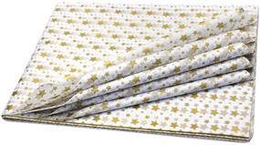 img 4 attached to 🌟 Premium Gold Star Wrapping Paper – 50 Sheets | Ideal for Gift Wrapping, Wine Bottles & Craft Projects – 20" x 27" Size