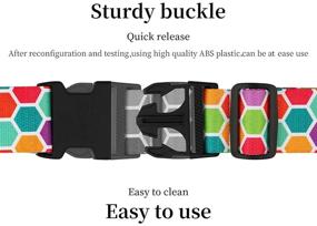 img 2 attached to Enhanced Adjustable Travel Luggage Suitcase Accessories - Optimized Travel Straps Accessories for Luggage