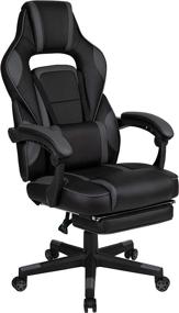 img 2 attached to Flash Furniture Ergonomic Reclining Slide Out Furniture in Home Office Furniture