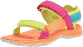 img 4 attached to 👧Удобные и стильные детские сандалии Merrell Girl's Kahuna Web (для малышей/маленьких детей/подростков): Идеальны для приключений на открытом воздухе!