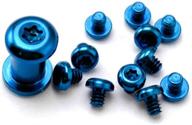 🔩 teamwill titanium screw pivot dress kit for benchmade bugout 535 in blue логотип