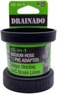 drainado: easily clear a/c drain lines with the versatile 15-in-1 vacuum hose to pvc pipe adapter logo