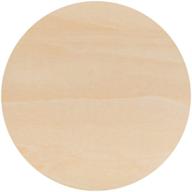 🔴 6 inch baltic birch wood plywood circles, 1/8 inch thickness, pack of 5 unfinished round wood cutouts for crafts by woodpeckers logo