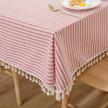 trudelve rectangle tablecloth dust proof decoration logo