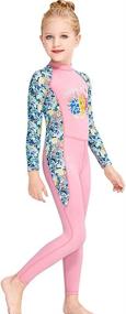 img 2 attached to UPF 50+ UV Sun Protective Swimwear Quick-Dry Full Body Swimsuit for Kids - Ideal for Youth Boys and Girls during Beach Water Sports