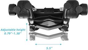 img 1 attached to 🚣 YOLENY J-Bar 2 Pairs Kayak Rack: Foldable Roof Carrier for Kayak & Canoe - Ideal SUV Rooftop Mount with Tie Down Straps