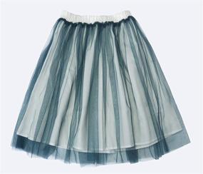 img 3 attached to 👗 SOLOCOTE 3 Layer Girls Skirt - SLN1140, Ideal for Girls' Clothing with Enhanced SEO