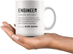 img 3 attached to 👨 Funny Engineer Gifts: Engineer Definition Coffee Mug for Precision-loving Engineer Students and New Licensed Passers (11 oz)