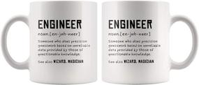 img 1 attached to 👨 Funny Engineer Gifts: Engineer Definition Coffee Mug for Precision-loving Engineer Students and New Licensed Passers (11 oz)