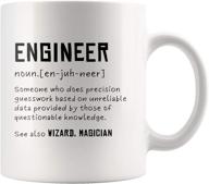 👨 funny engineer gifts: engineer definition coffee mug for precision-loving engineer students and new licensed passers (11 oz) logo