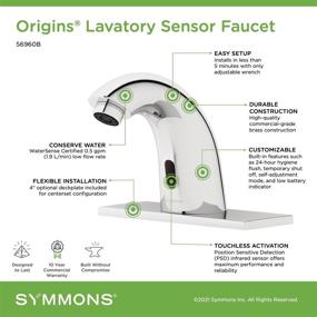 img 2 attached to 🚰 Symmons Touchless Lavatory with ActivSense Technology