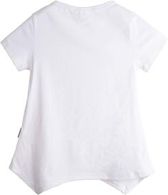 img 3 attached to Ipuang Vermilion Shaped Cotton Girls' Clothing: Stylish Tops, Tees & Blouses