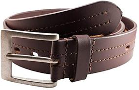 img 4 attached to 🎩 Premium Genuine Leather Sturdy Buckle Combo: The Ultimate 32 Men's Accessories