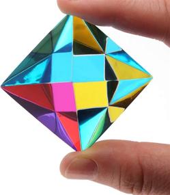 img 4 attached to 💼 ZhuoChiMall Orthoctahedron Regular Octahedron Desktop: The Perfect Addition to Your Workstation