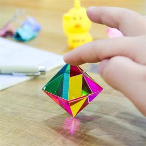 img 1 attached to 💼 ZhuoChiMall Orthoctahedron Regular Octahedron Desktop: The Perfect Addition to Your Workstation