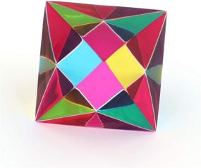 img 2 attached to 💼 ZhuoChiMall Orthoctahedron Regular Octahedron Desktop: The Perfect Addition to Your Workstation