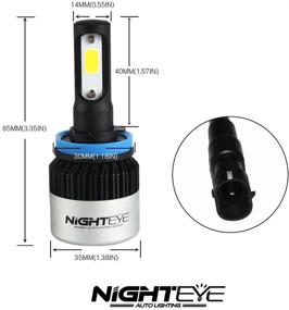 img 3 attached to NIGHTEYE H11/H8/H9/H16(JP) Car LED Bulbs