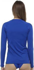 img 2 attached to 👚 High-Performance UPF 50+ Body Glove Women's Sleek Long Sleeve Rashguard