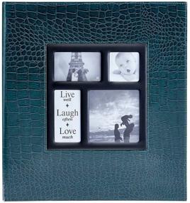 img 2 attached to Ywlake 4x6 Photo Album with 1000 Pockets (Croco Green) - Extra Large Capacity for Family Wedding Pictures - Holds 1000 Horizontal and Vertical Photos
