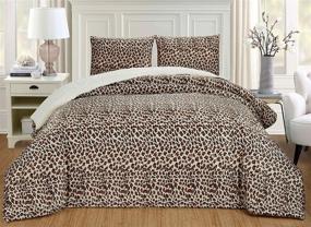 img 4 attached to GrandLinen Leopard Comforter Bedding Backing