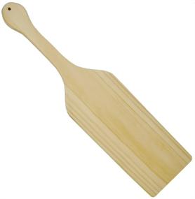 img 4 attached to 22-inch Solid Pine Wooden Paddle for Sorority and Fraternity Paddles - Unfinished Lolifun Wood Paddle