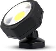 💡 powerfirefly 250 lumens cob led rotating work light: magnetic base, ultra bright spotlight for car repair, workshop, home & emergency логотип