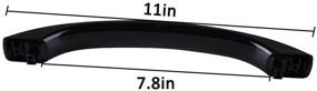 img 2 attached to 🔧 Enhance Your Microwave with Lifetime Appliance WB15X10022 Door Handle: Compatible with General Electric Microwave