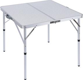 img 4 attached to 🎴 REDCAMP 32-inch Folding Card Table Square, Lightweight Portable Indoor/Outdoor Small Card Table for Adults - White 32-inch