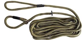 img 1 attached to 🐾 Ultimate Control Dog Training Lead - 6 Meter Long Super Soft Braided Nylon - Train or Exercise Your Dog with Ease and Confidence