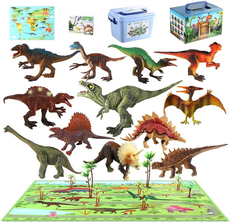 meigo dinosaur toys educational realistic 로고