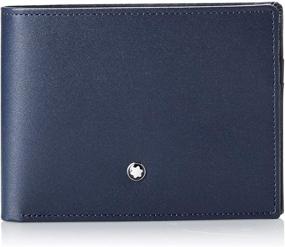img 4 attached to Montblanc Coin Purse Marine Blue