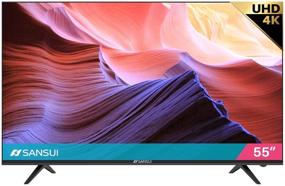 img 4 attached to 📺 SANSUI ES55S1A: 55" UHD HDR Smart Android TV with Google Assistant, Screen Share, USB, HDMI (2021 Model) - Optimize Your Search!