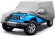 🚗 premium waterproof car cover for jeep wrangler 2 door cj, yj, tj,& jk - all-weather protection by leader accessories logo