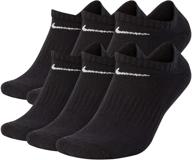 🧦 nike everyday cushion unisex socks in black logo