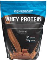 🍮 fighterdiet - caramel whey protein - 2lb logo