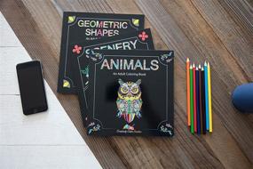 img 3 attached to 📘 Set of 3 Adult Coloring Books - 120 Unique Designs of Animals, Scenery, and Mandalas for Relaxation. Coloring Books for Adults for Improved SEO.