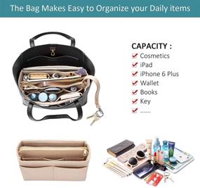 img 2 attached to 👜 Stylish LOVEVOOK Handbags: Women's Shoulder Satchel, Organizer & Wallets