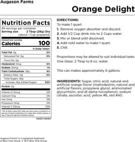 img 2 attached to 🍊 Augason Farms Orange Delight Drink Mix: Convenient 5 lbs 11 oz No. 10 Can