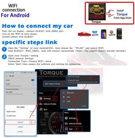 img 1 attached to 🚗 Беспроводное устройство WiFi OBDII для диагностики автомобилей V1.5, сканер кодов, считыватель данных, проверка диагностики двигателя для iPhone iOS Android PC - беспроводная WiFi версия.