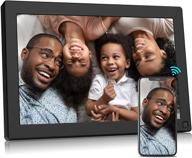 🖼️ bsimb wifi digital picture frame 10.1 inch 16gb - 1280x800 ips touch screen, auto rotate, motion sensor, app & email photo/video upload, w10 logo