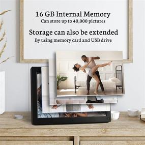 img 1 attached to 🖼️ BSIMB WiFi Digital Picture Frame 10.1 Inch 16GB - 1280x800 IPS Touch Screen, Auto Rotate, Motion Sensor, App & Email Photo/Video Upload, W10