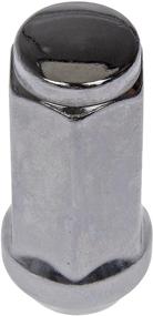 img 2 attached to 🔩 Dorman 711-1005 Chrome Acorn Wheel Nut M14-2.0: 4 Pack for Ford/Lincoln Models