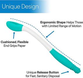 img 3 attached to 🚽 Long Reach Comfort Wipe - Self-Assist Toilet Aid, Perfect Bathroom Aid for Limited Mobility, Enhancing Daily Living